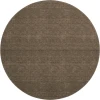 Dalyn Soft Essentials Brown SE6 8ft. x 8ft. Round Rug
