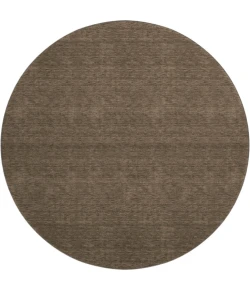 Dalyn Soft Essentials Brown SE6 8ft. x 8ft. Round Rug
