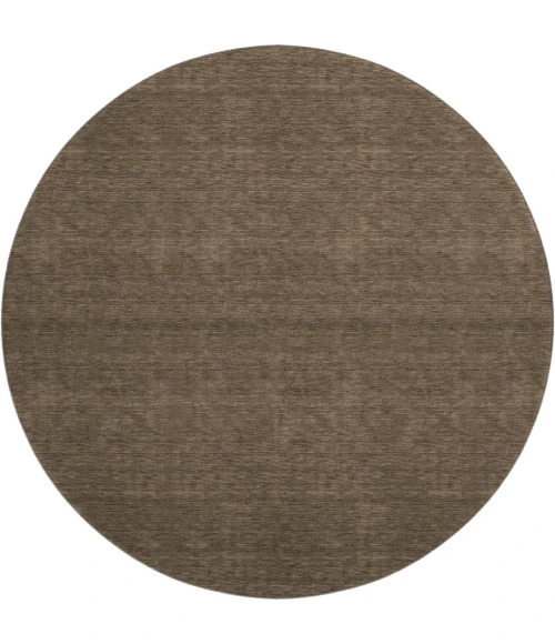 Dalyn Soft Essentials Brown SE6 8ft. x 8ft. Round Rug