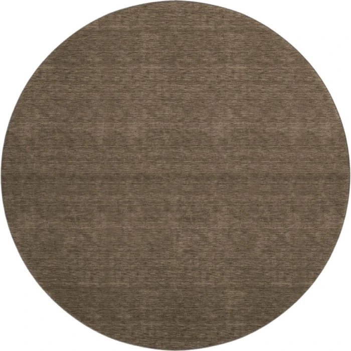 Dalyn Soft Essentials Brown SE6 8ft. x 8ft. Round Rug