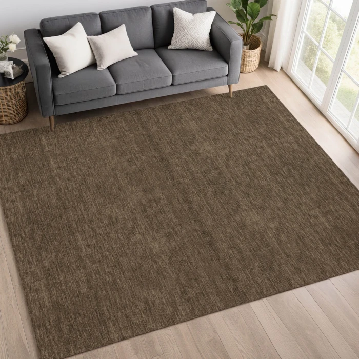 Dalyn Soft Essentials Brown SE6 2ft.6in. x 3ft.10in. Rect. Rug