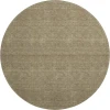 Dalyn Soft Essentials Brown SE6 8ft. x 8ft. Round Rug