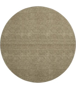 Dalyn Soft Essentials Brown SE6 8ft. x 8ft. Round Rug