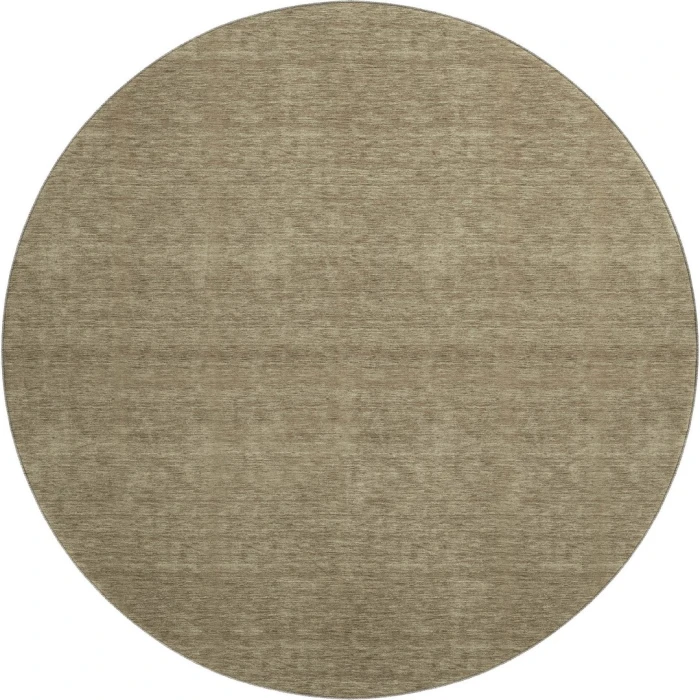 Dalyn Soft Essentials Brown SE6 8ft. x 8ft. Round Rug