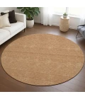 Dalyn Soft Essentials Orange SE6 8ft. x 8ft. Round Rug