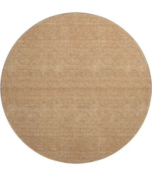 Dalyn Soft Essentials Orange SE6 8ft. x 8ft. Round Rug