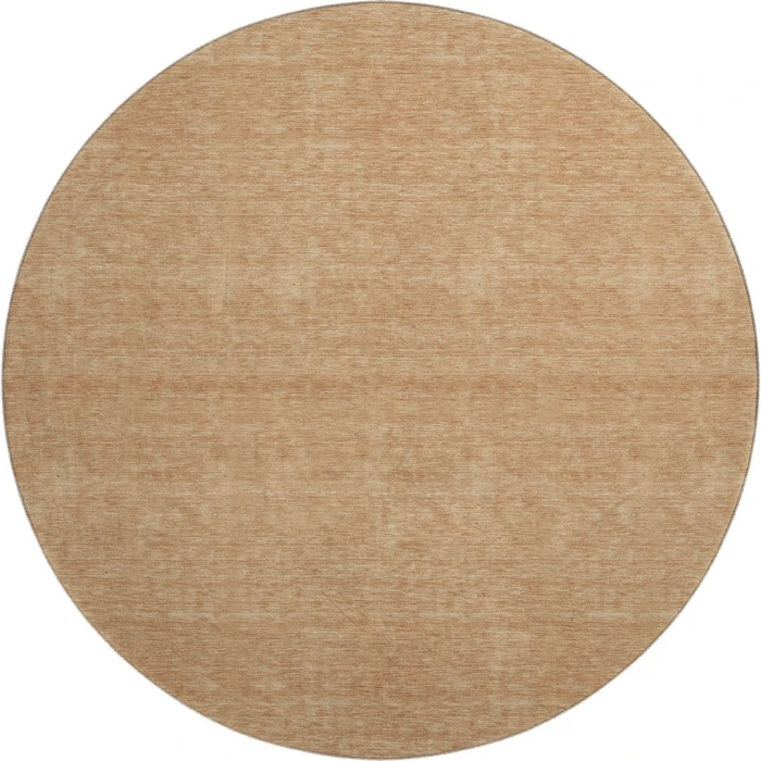 Dalyn Soft Essentials Orange SE6 8ft. x 8ft. Round Rug