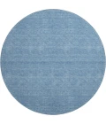 Dalyn Soft Essentials Blue SE6 8ft. x 8ft. Round Rug