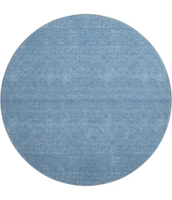 Dalyn Soft Essentials Blue SE6 8ft. x 8ft. Round Rug