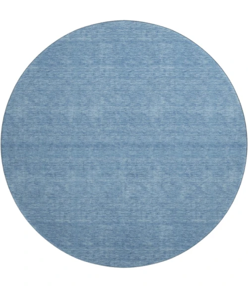 Dalyn Soft Essentials Blue SE6 8ft. x 8ft. Round Rug