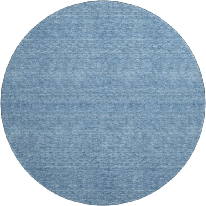 Dalyn Soft Essentials Blue SE6 8ft. x 8ft. Round Rug