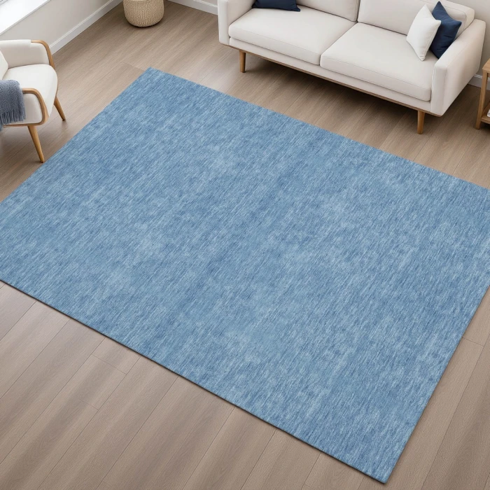 Dalyn Soft Essentials Blue SE6 10ft. x 14ft. Rect. Rug