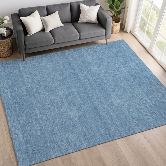 Dalyn Soft Essentials Blue SE6 10ft. x 14ft. Rect. Rug