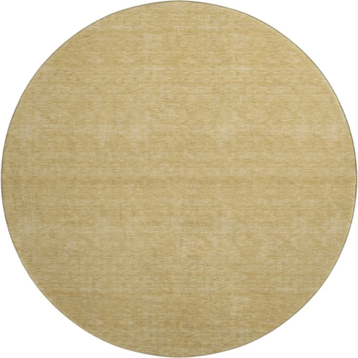 Dalyn Soft Essentials Gold SE6 8ft. x 8ft. Round Rug