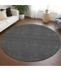 Dalyn Soft Essentials Gray SE6 8ft. x 8ft. Round Rug