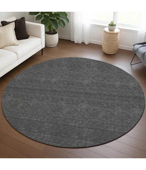 Dalyn Soft Essentials Gray SE6 8ft. x 8ft. Round Rug