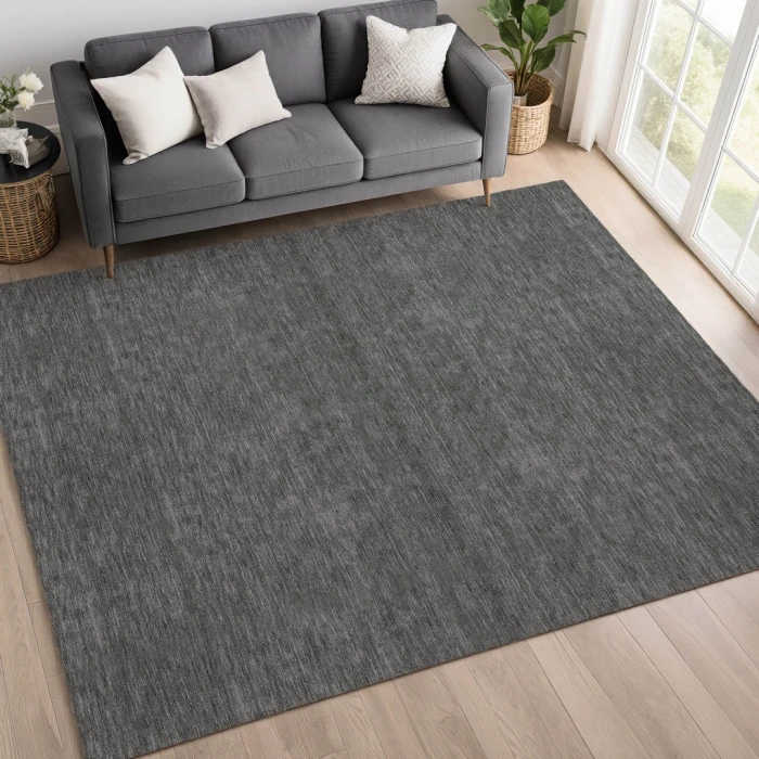 Dalyn Soft Essentials Gray SE6 9ft. x 12ft. Rect. Rug