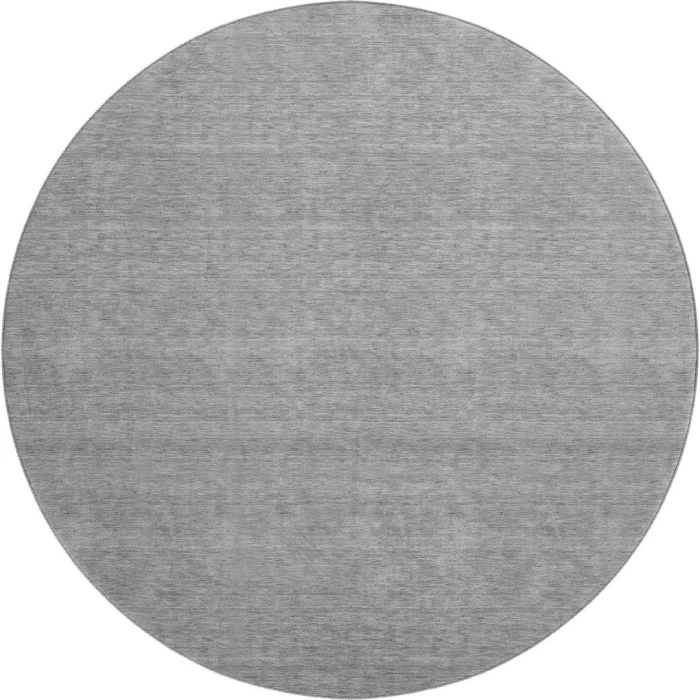 Dalyn Soft Essentials Gray SE6 8ft. x 8ft. Round Rug