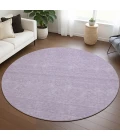 Dalyn Soft Essentials Purple SE6 8ft. x 8ft. Round Rug