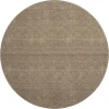 Dalyn Soft Essentials Brown SE6 8ft. x 8ft. Round Rug
