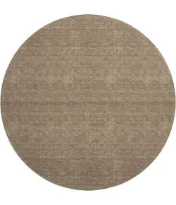 Dalyn Soft Essentials Brown SE6 8ft. x 8ft. Round Rug