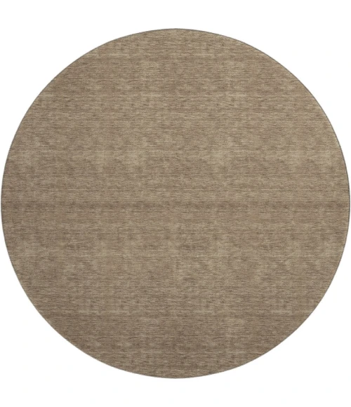Dalyn Soft Essentials Brown SE6 8ft. x 8ft. Round Rug