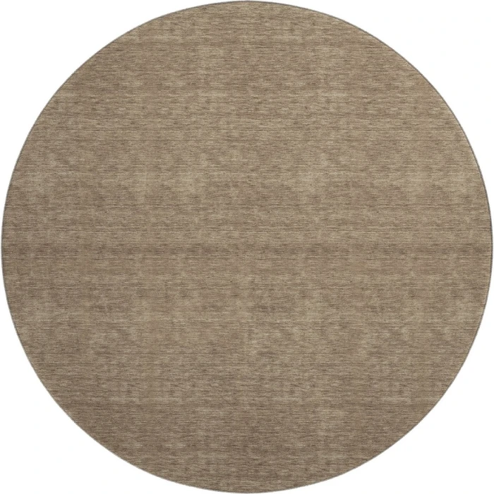 Dalyn Soft Essentials Brown SE6 8ft. x 8ft. Round Rug