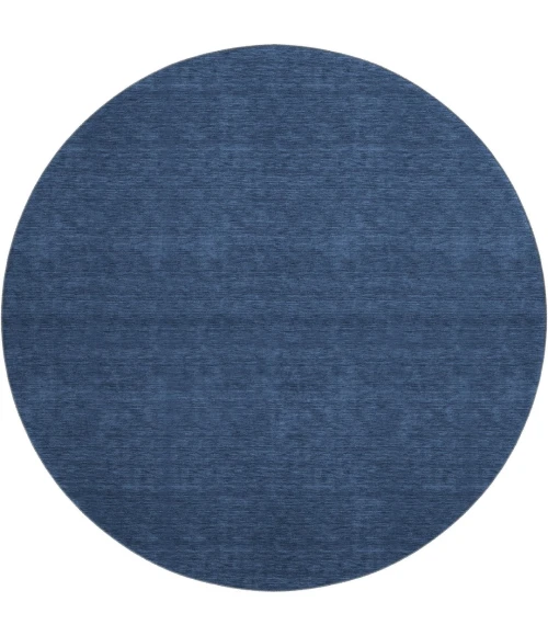 Dalyn Soft Essentials Blue SE6 8ft. x 8ft. Round Rug