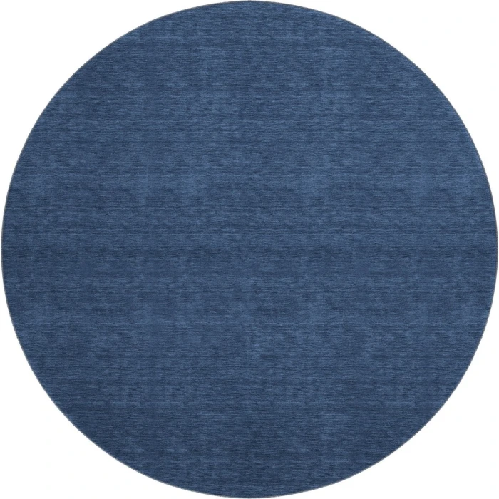 Dalyn Soft Essentials Blue SE6 8ft. x 8ft. Round Rug