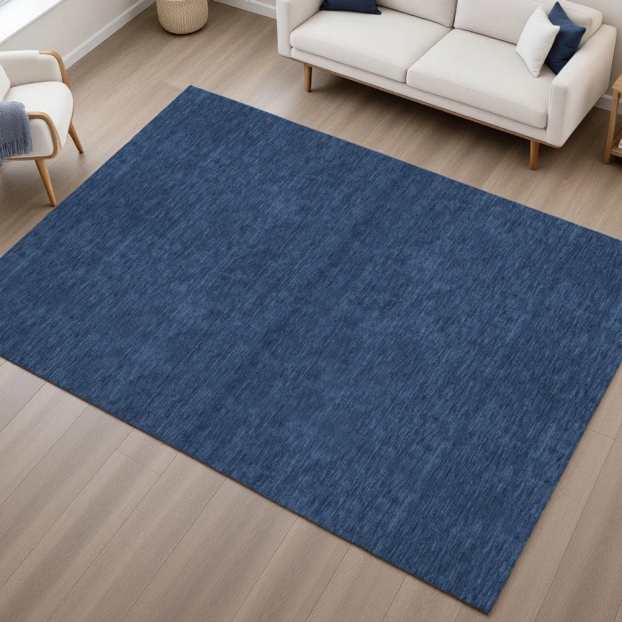 Dalyn Soft Essentials Blue SE6 9ft. x 12ft. Rect. Rug
