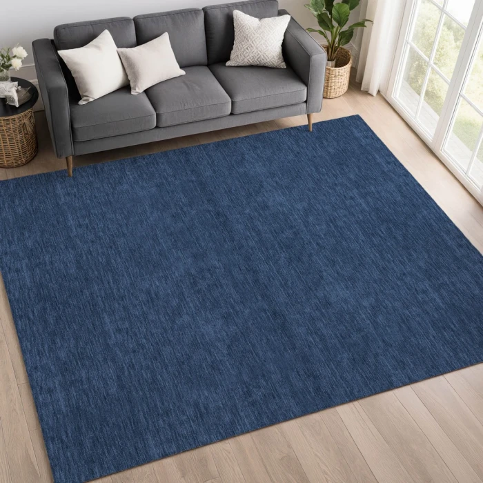 Dalyn Soft Essentials Blue SE6 9ft. x 12ft. Rect. Rug