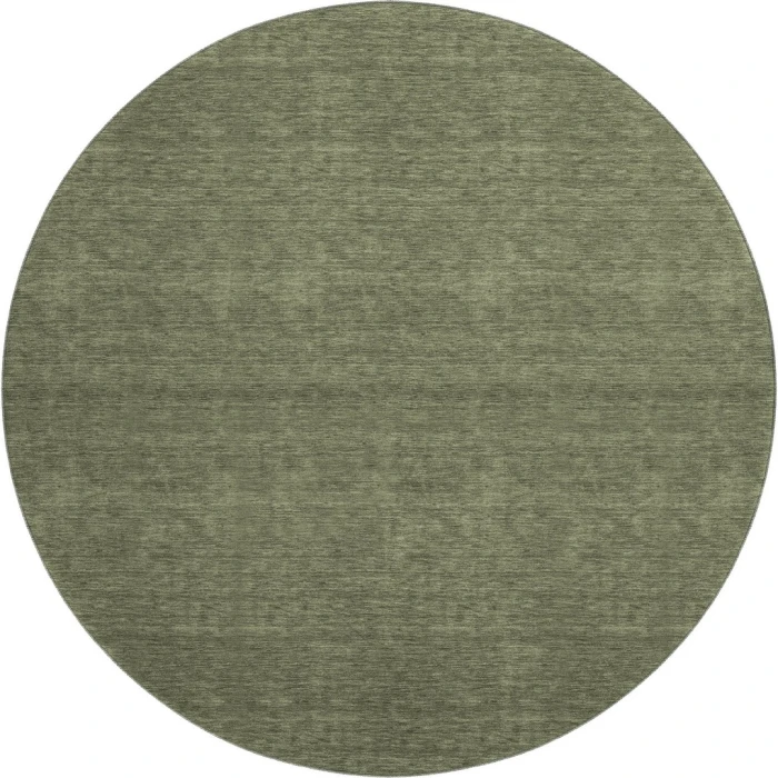 Dalyn Soft Essentials Green SE6 8ft. x 8ft. Round Rug