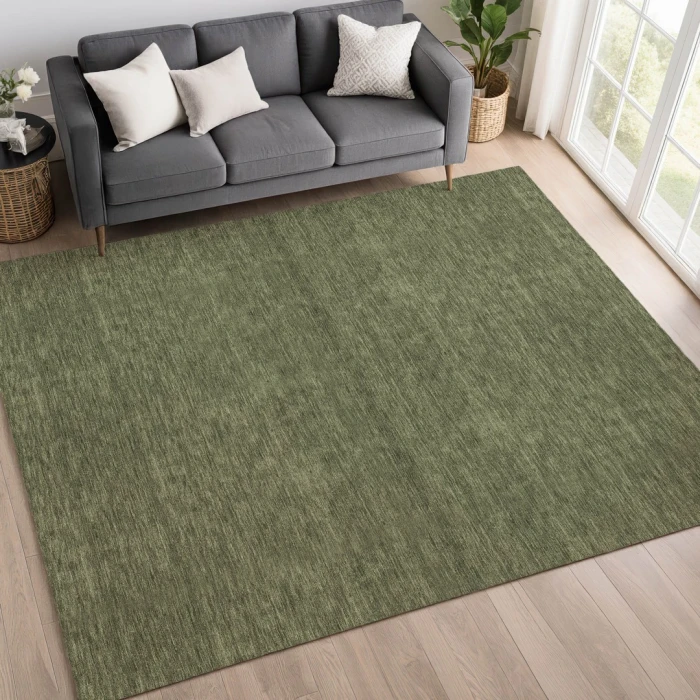 Dalyn Soft Essentials Green SE6 2ft.6in. x 3ft.10in. Rect. Rug
