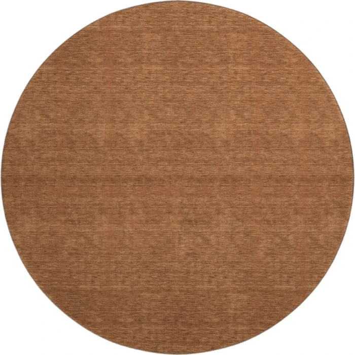 Dalyn Soft Essentials Orange SE6 8ft. x 8ft. Round Rug