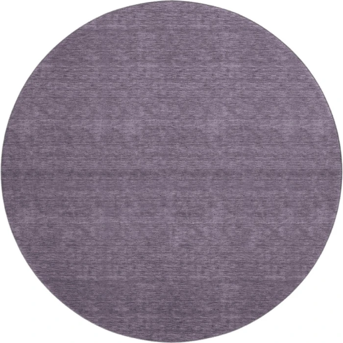 Dalyn Soft Essentials Purple SE6 8ft. x 8ft. Round Rug