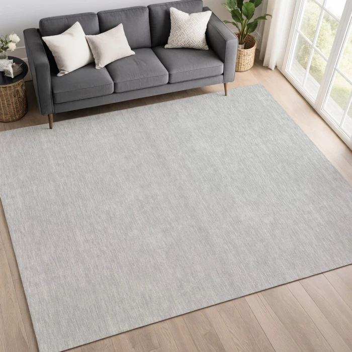 Dalyn Soft Essentials Gray SE6 8ft. x 10ft. Rect. Rug