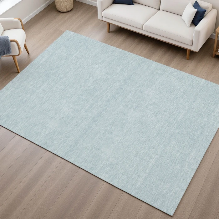 Dalyn Soft Essentials Blue SE6 8ft. x 10ft. Rect. Rug