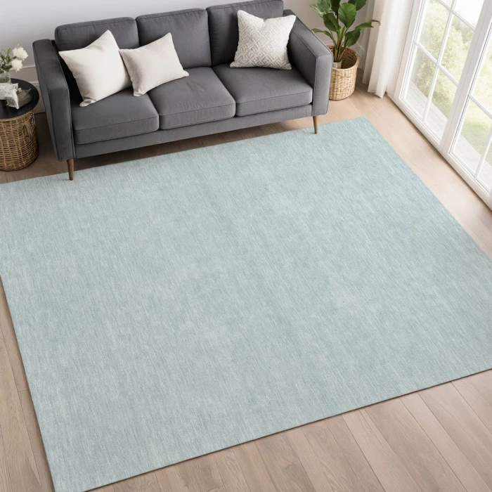 Dalyn Soft Essentials Blue SE6 8ft. x 10ft. Rect. Rug