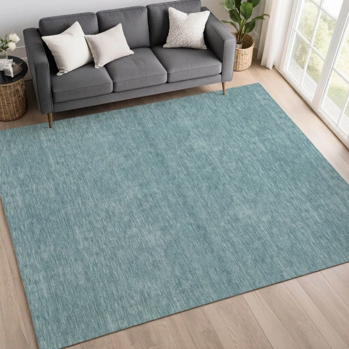 Dalyn Soft Essentials Teal SE6 10ft. x 14ft. Rect. Rug
