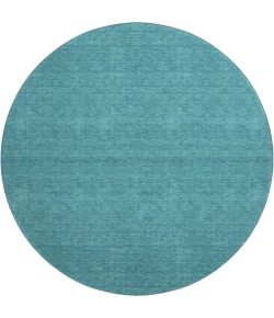 Dalyn Soft Essentials Teal SE6 8ft. x 8ft. Round Rug