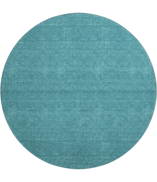 Dalyn Soft Essentials Teal SE6 8ft. x 8ft. Round Rug
