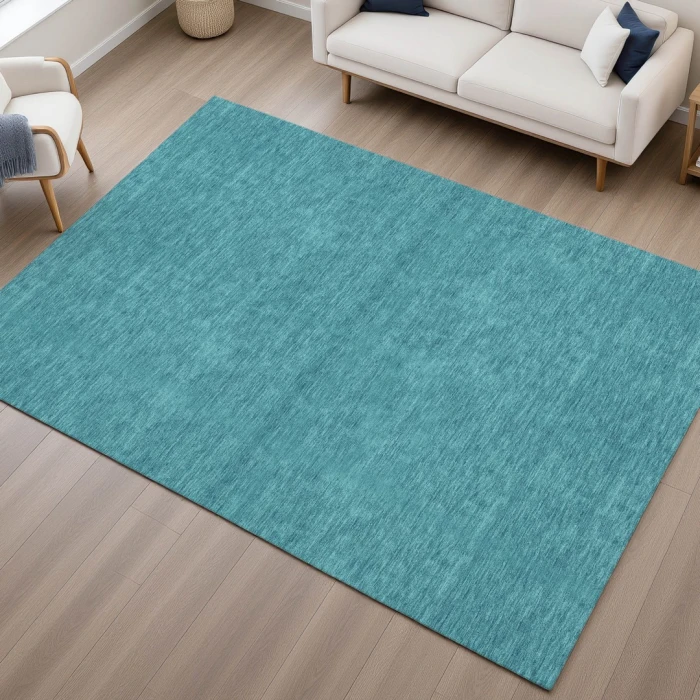 Dalyn Soft Essentials Teal SE6 2ft.6in. x 3ft.10in. Rect. Rug