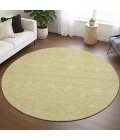 Dalyn Soft Essentials Gold SE6 8ft. x 8ft. Round Rug