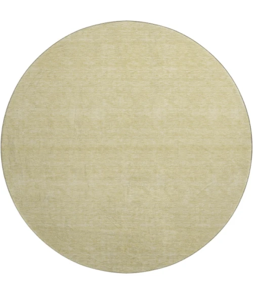 Dalyn Soft Essentials Gold SE6 8ft. x 8ft. Round Rug