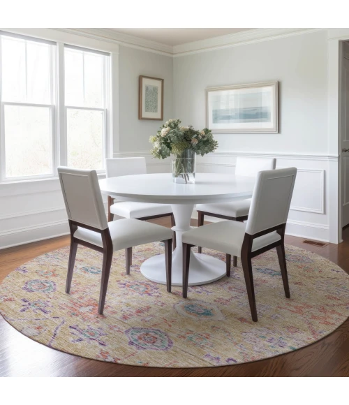 Dalyn Solace Orange SL10 8ft. x 8ft. Rug