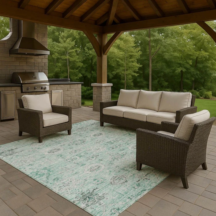 Dalyn Solace Teal SL10 5ft. x 7ft.6in. Rug