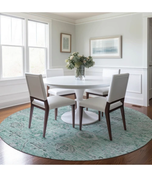 Dalyn Solace Teal SL10 8ft. x 8ft. Rug