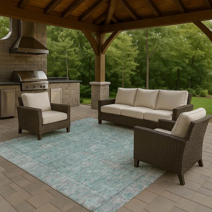 Dalyn Solace Teal SL11 10ft. x 14ft. Rug