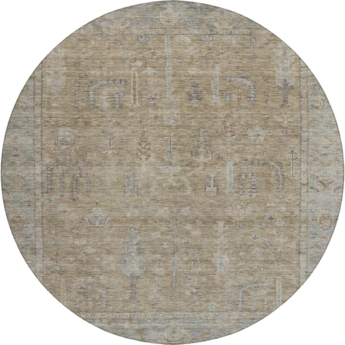 Dalyn Solace Brown SL11 8ft. x 8ft. Rug