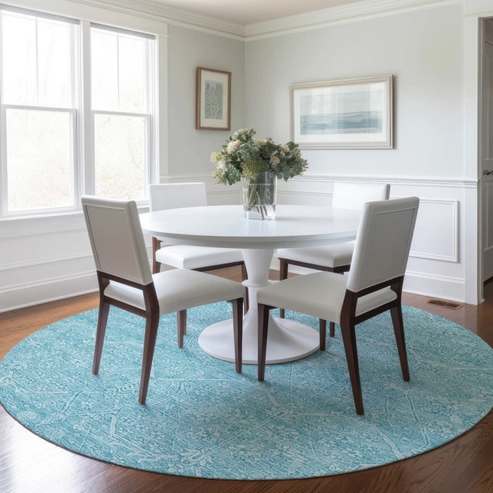 Dalyn Solace Blue SL12 8ft. x 8ft. Rug